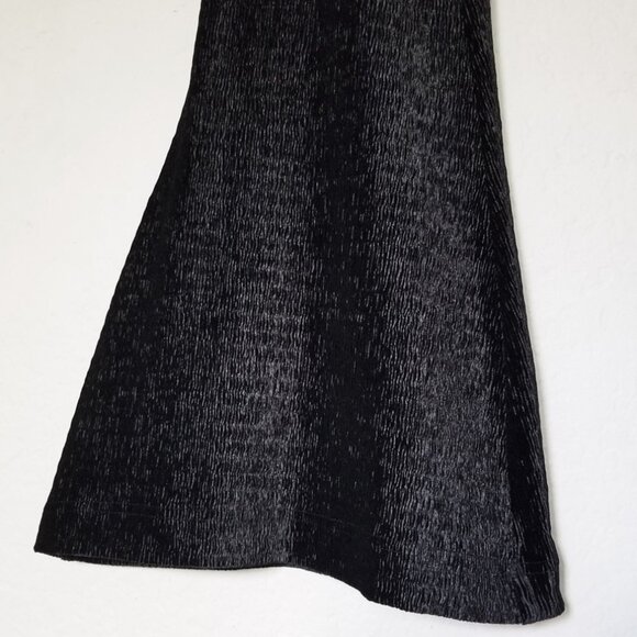 Free People So Charming Velvet Flare Pants L Black PullOn Stretch Whimsigoth Y2K - Picture 8 of 16